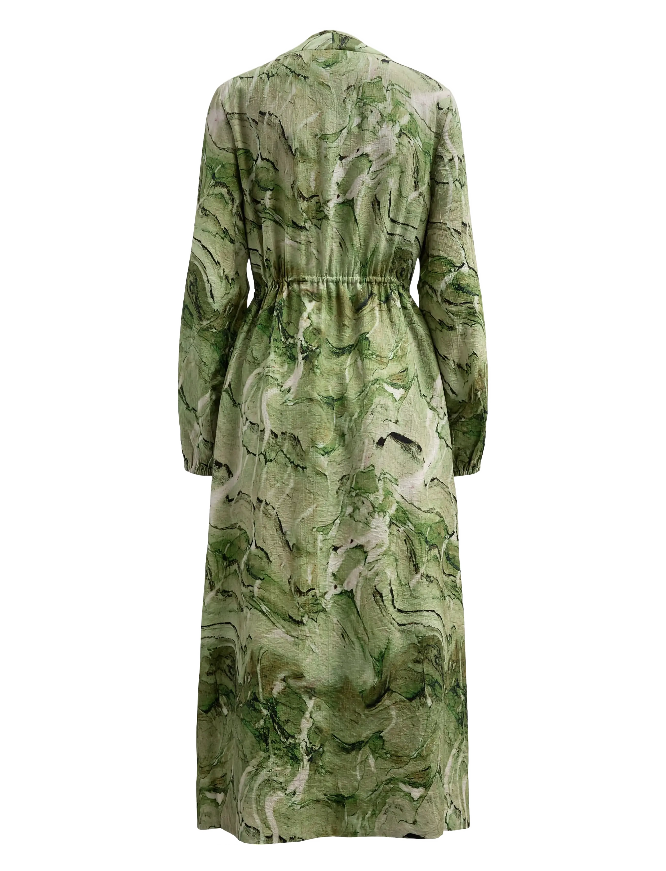 Nümph - NUMARLA DRESS - midikleidid - calla green - 2