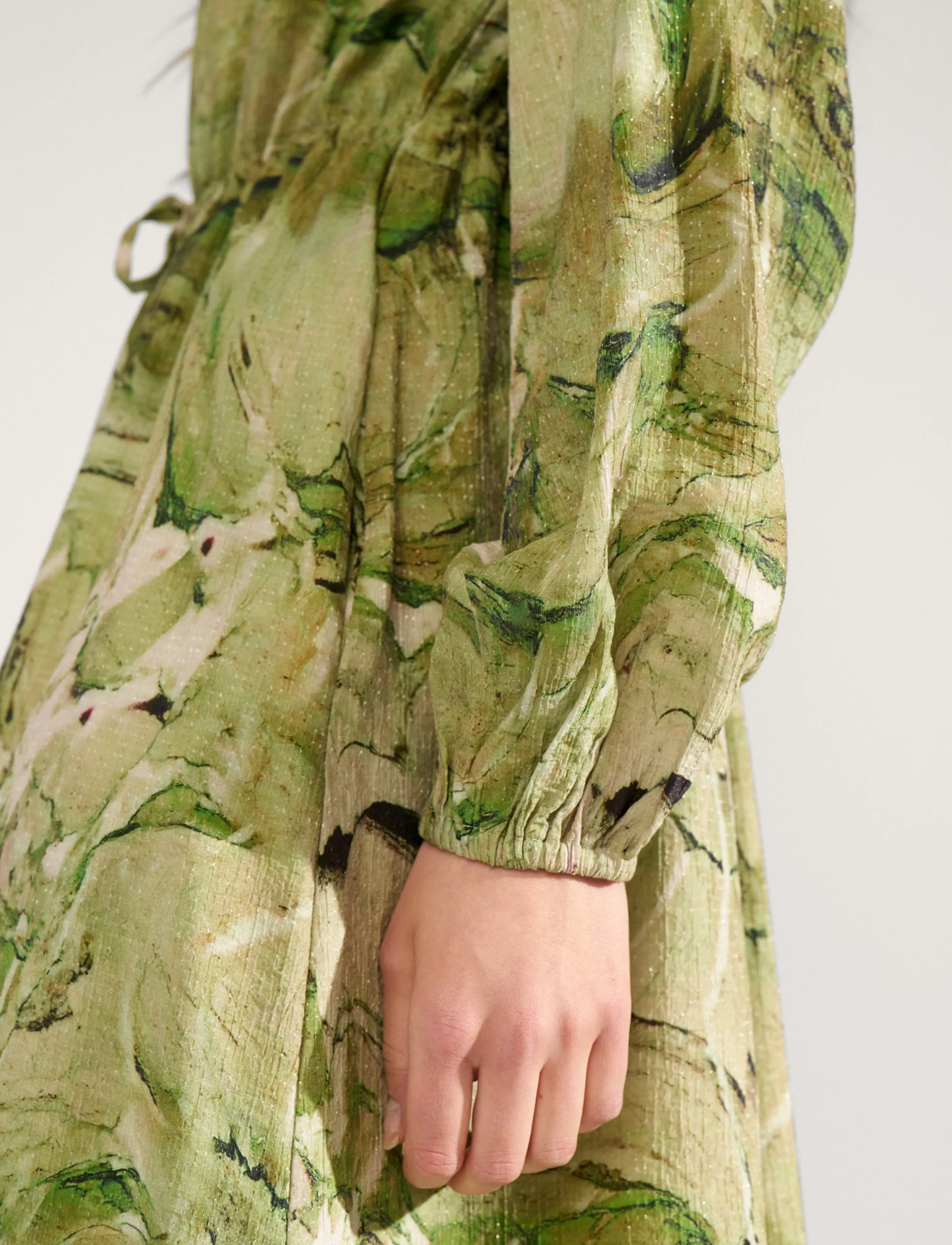 Nümph - NUMARLA DRESS - midikleidid - calla green - 5