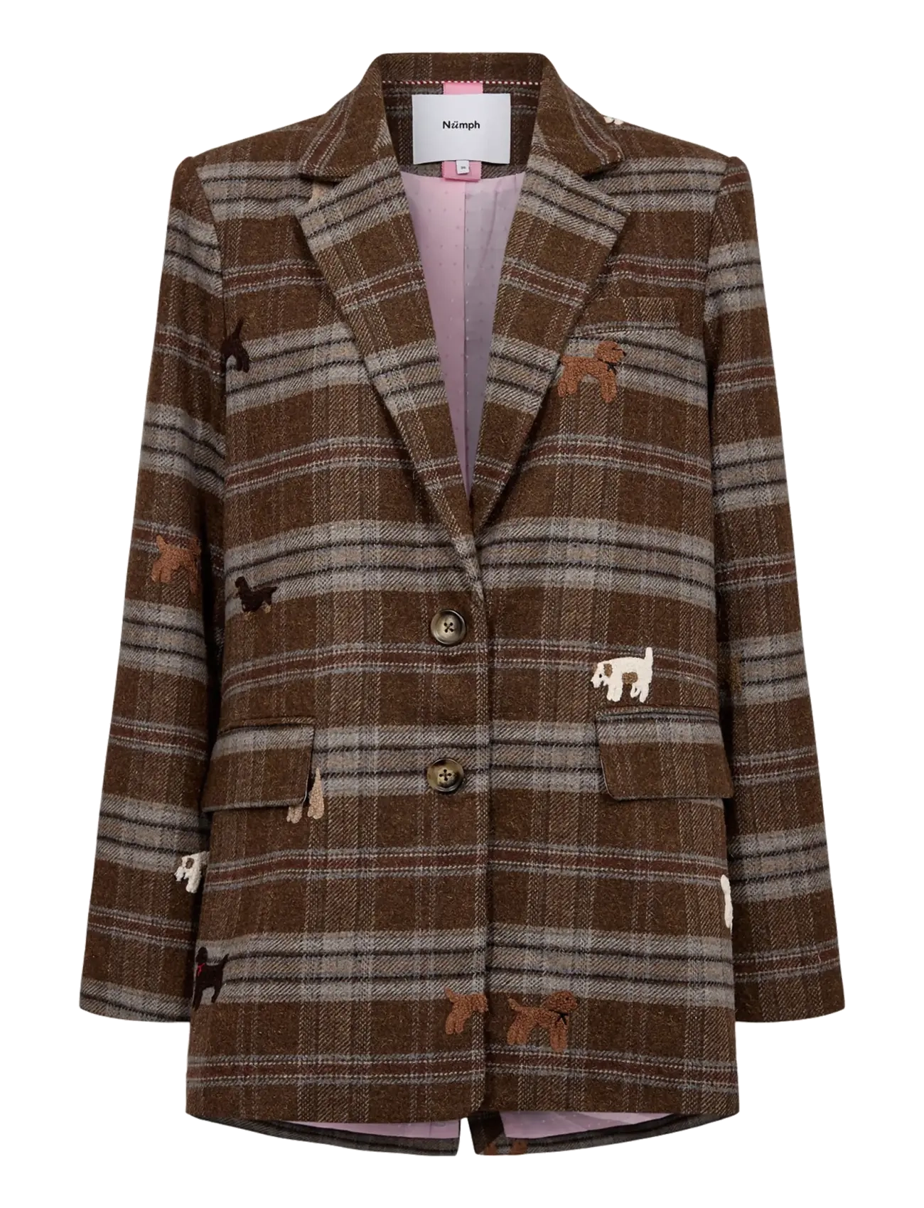 Nümph NUEZMA OVERSIZE BLAZER - Fashion Trends - KELP / brown