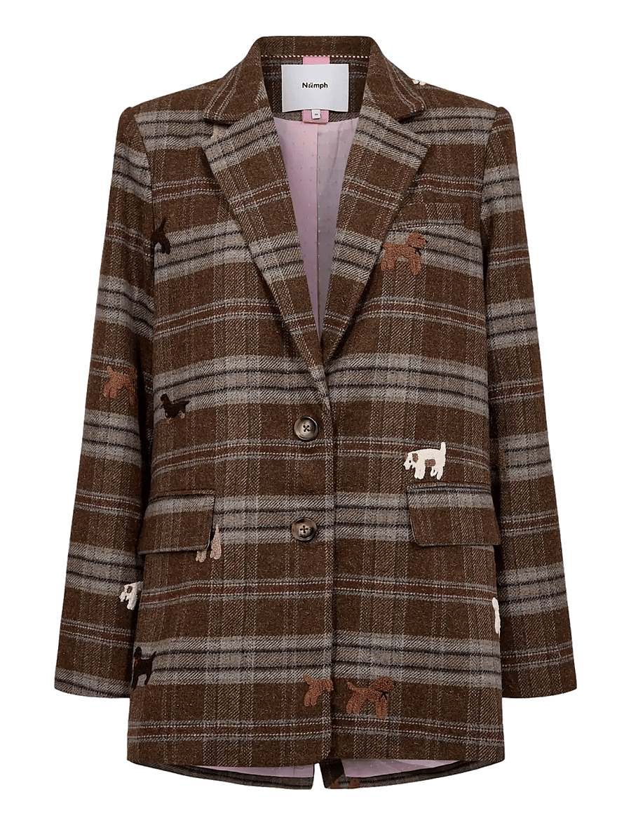 Nümph - NUEZMA OVERSIZE BLAZER - Üherealised pintsakud - kelp - 1