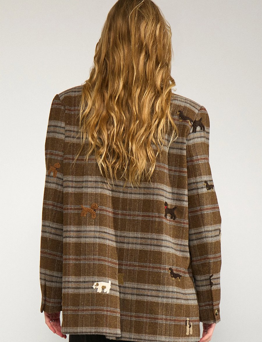 Nümph - NUEZMA OVERSIZE BLAZER - Üherealised pintsakud - kelp - 3