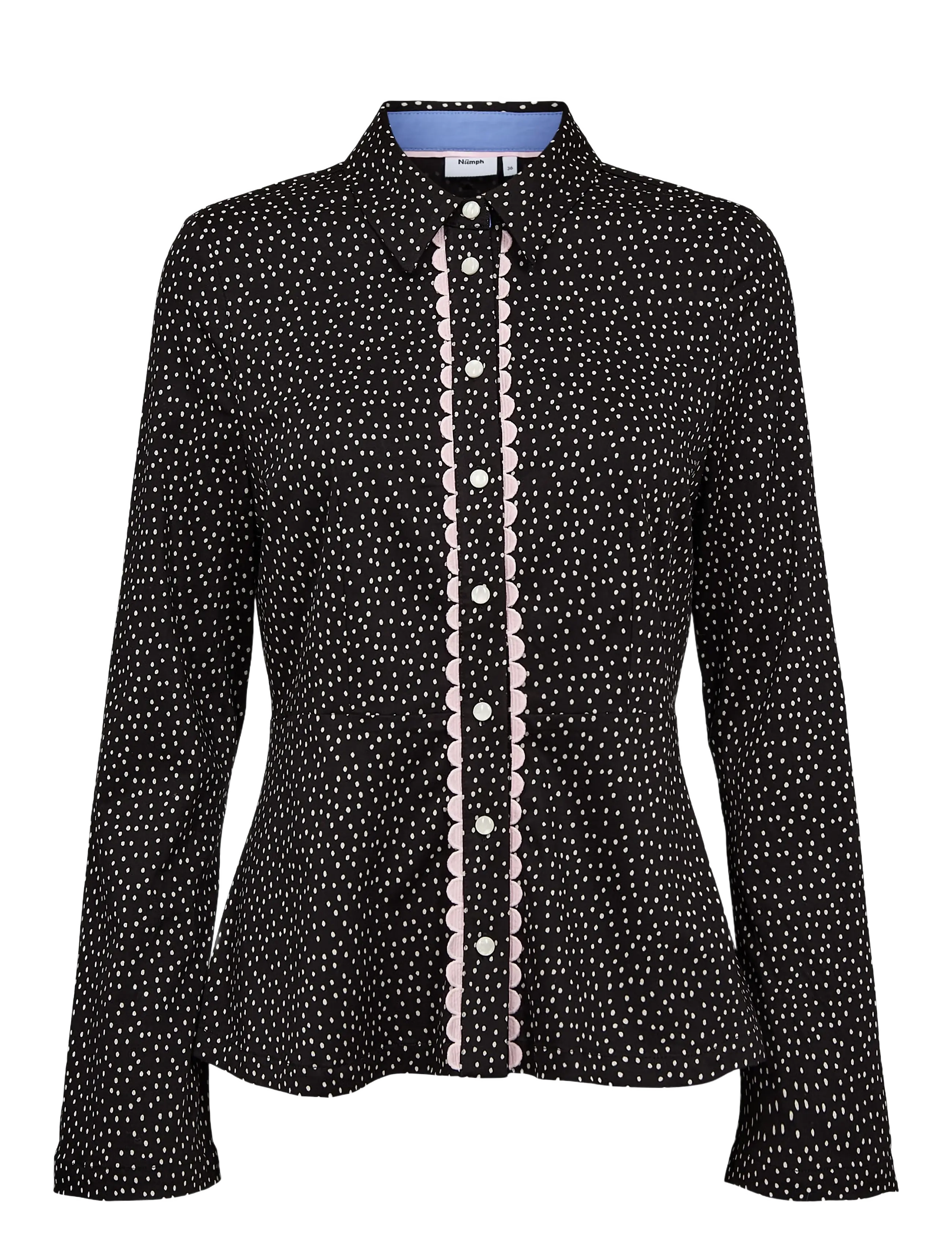 Nümph NUDOTSIE SHIRT - Fashion Trends - CAVIAR / black