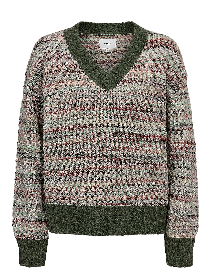 Nümph - NUSAMIA PULLOVER - jumpers - forest night - 0