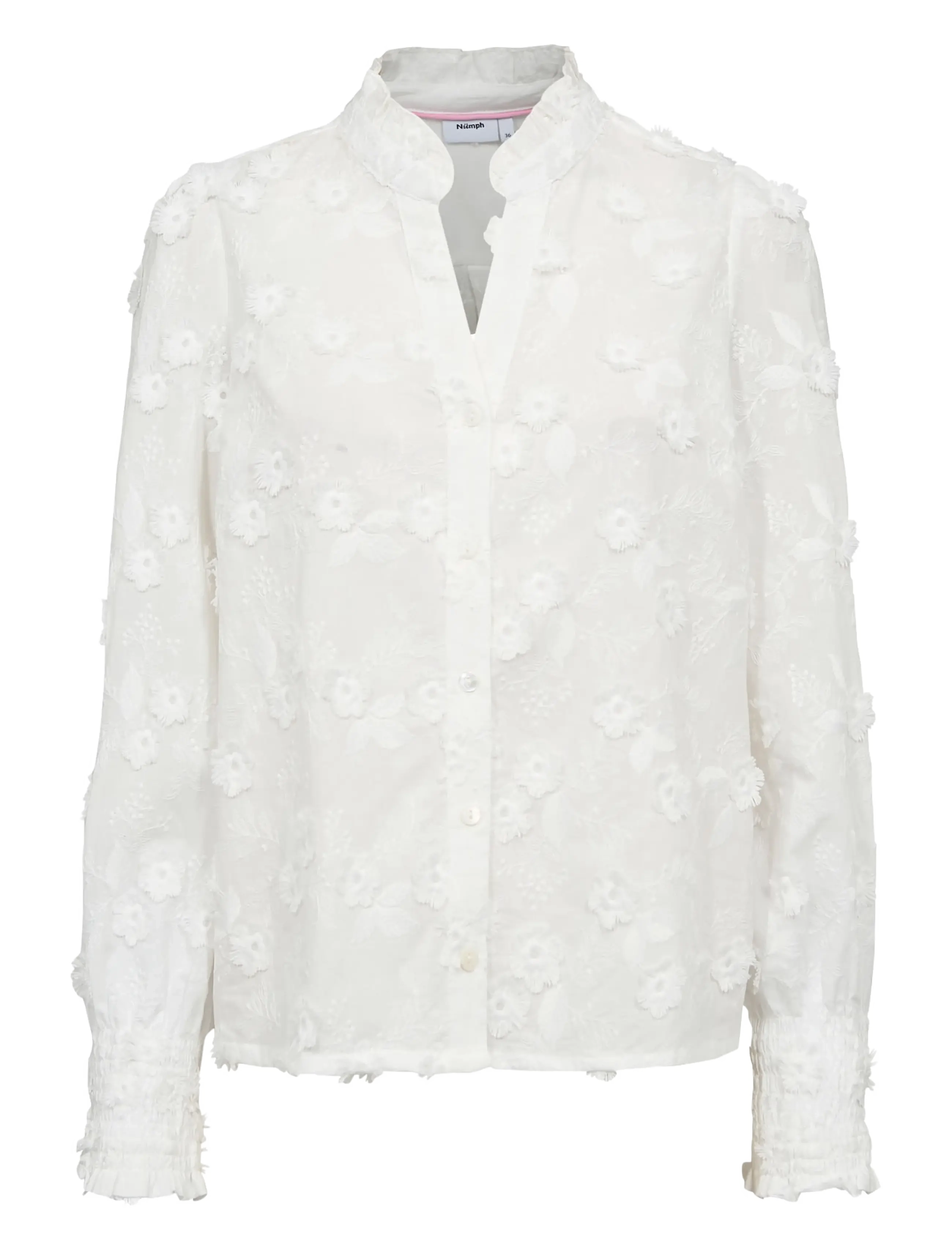 Nümph NULENEA SHIRT - Everyday Style - BRIGHT WHITE / white