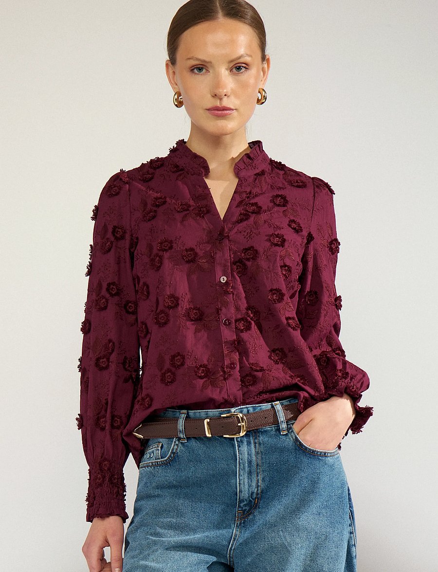 Nümph - NULENEA SHIRT - pikkade varrukatega särgid - fig - 0