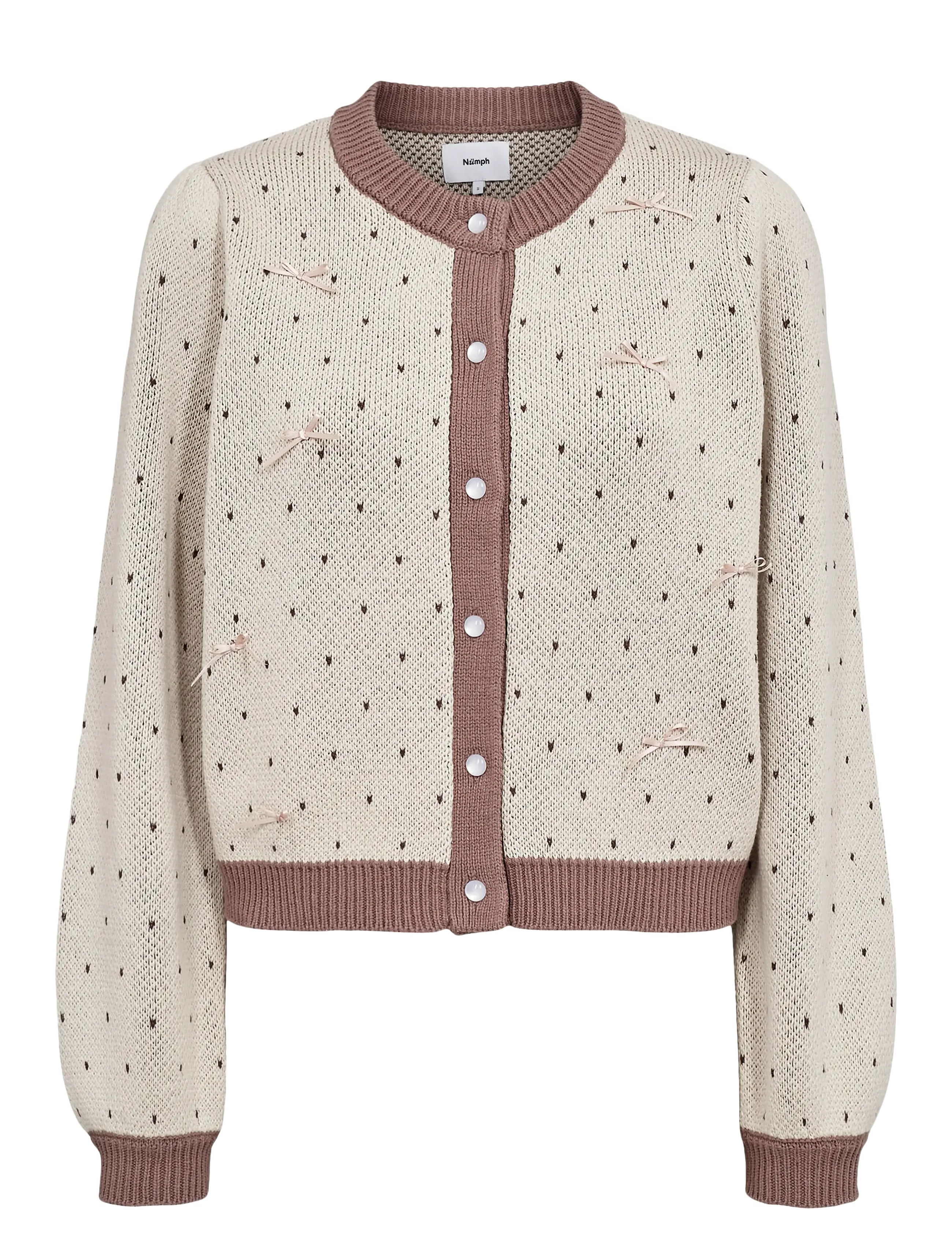 Nümph NUSAMARA CARDIGAN - Everyday Style - GRAY MORN / beige