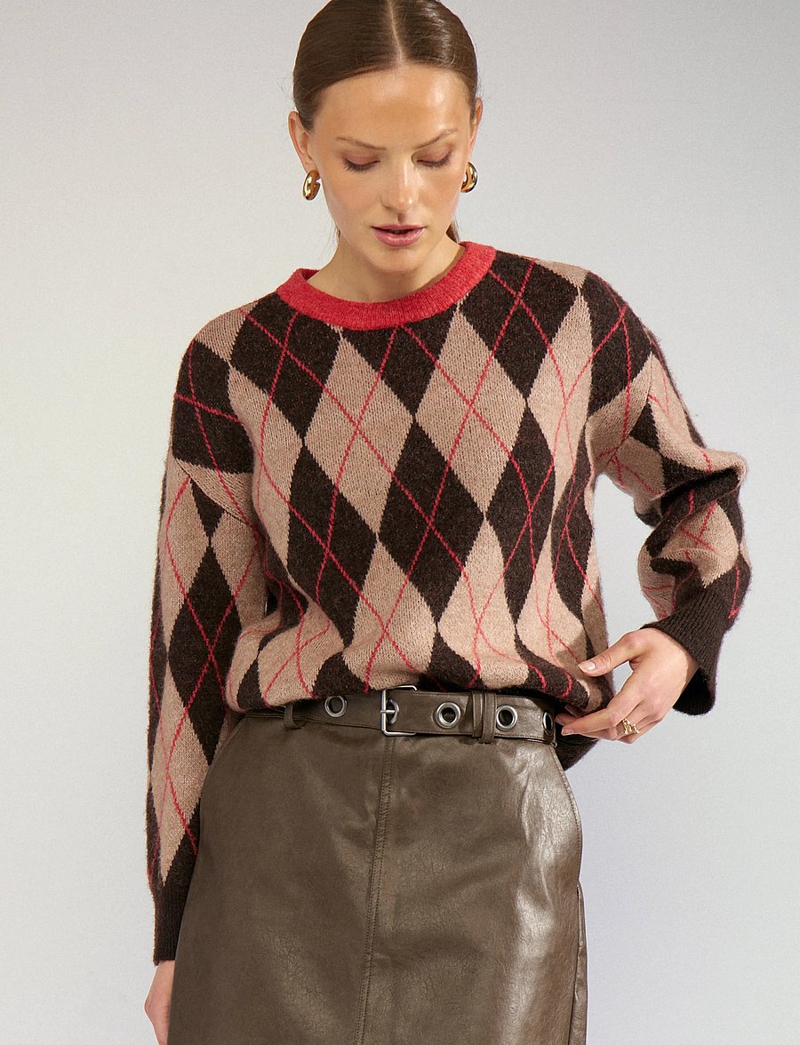 Nümph - NUTIKLA PULLOVER - jumpers - goji berry - 0