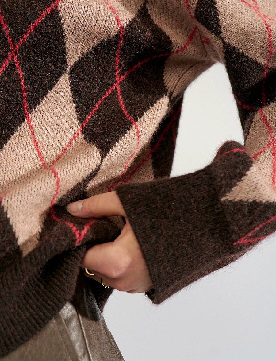 Nümph - NUTIKLA PULLOVER - jumpers - goji berry - 5