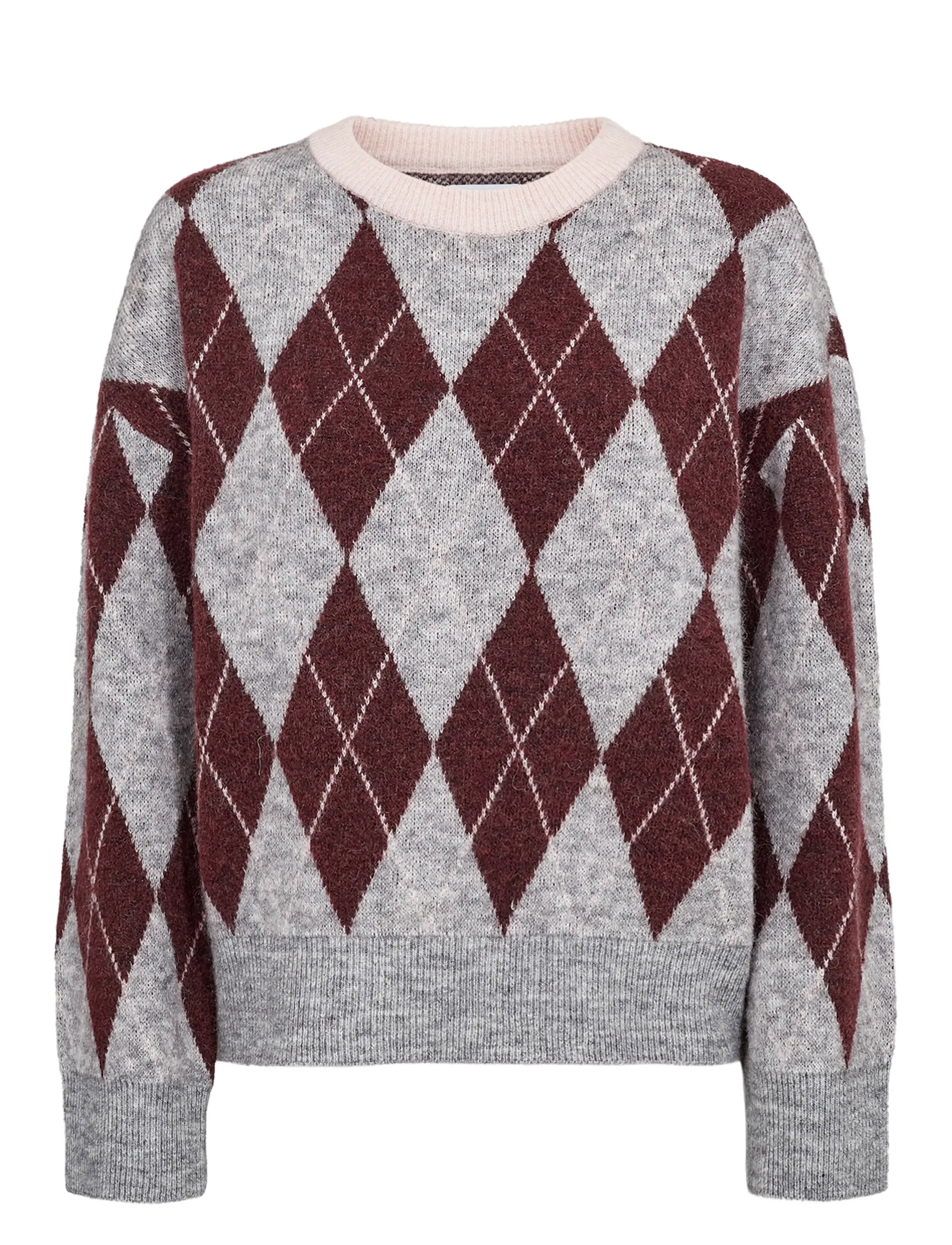 Nümph NUTIKLA PULLOVER - Igapäevane stiil - MEDIUM GREY MEL / grey