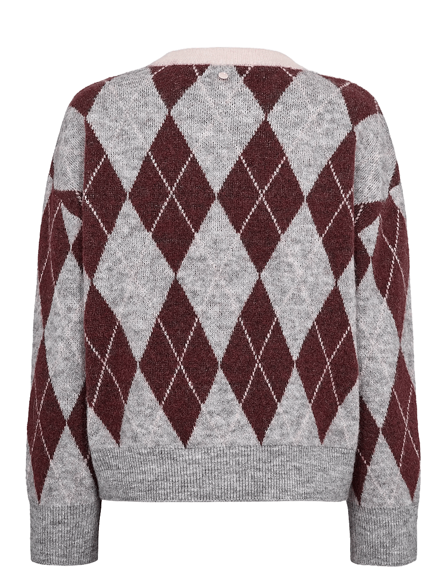 Nümph - NUTIKLA PULLOVER - jumpers - medium grey mel - 2