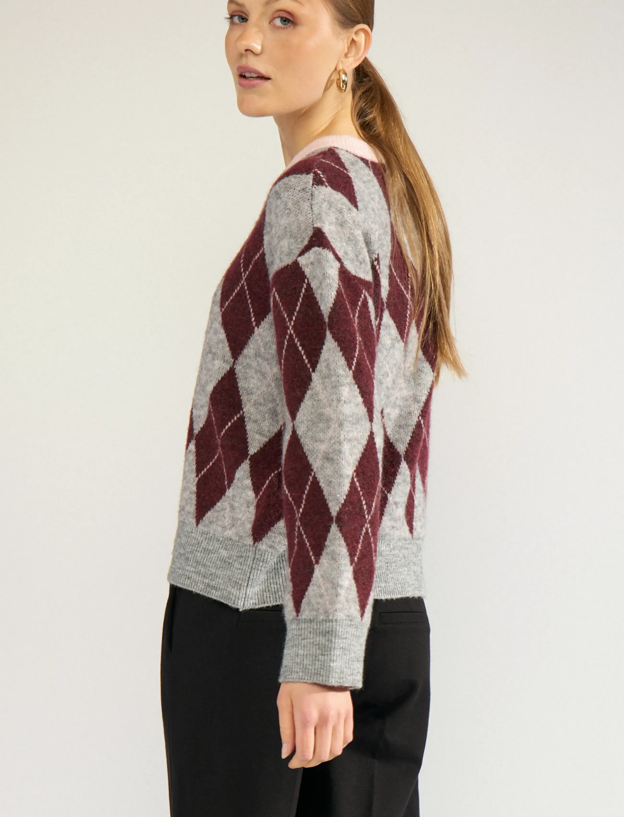 Nümph - NUTIKLA PULLOVER - jumpers - medium grey mel - 3