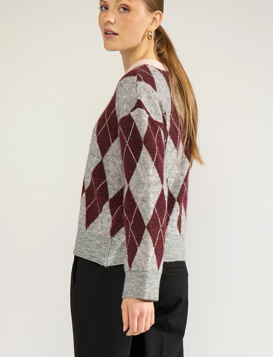 Nümph - NUTIKLA PULLOVER - jumpers - medium grey mel - 3