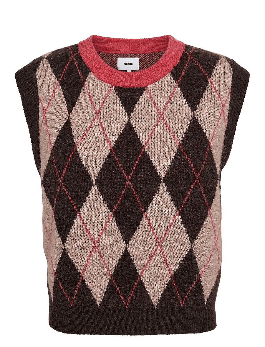 Nümph - NUTIKLA VEST - kootud vestid - goji berry - 1