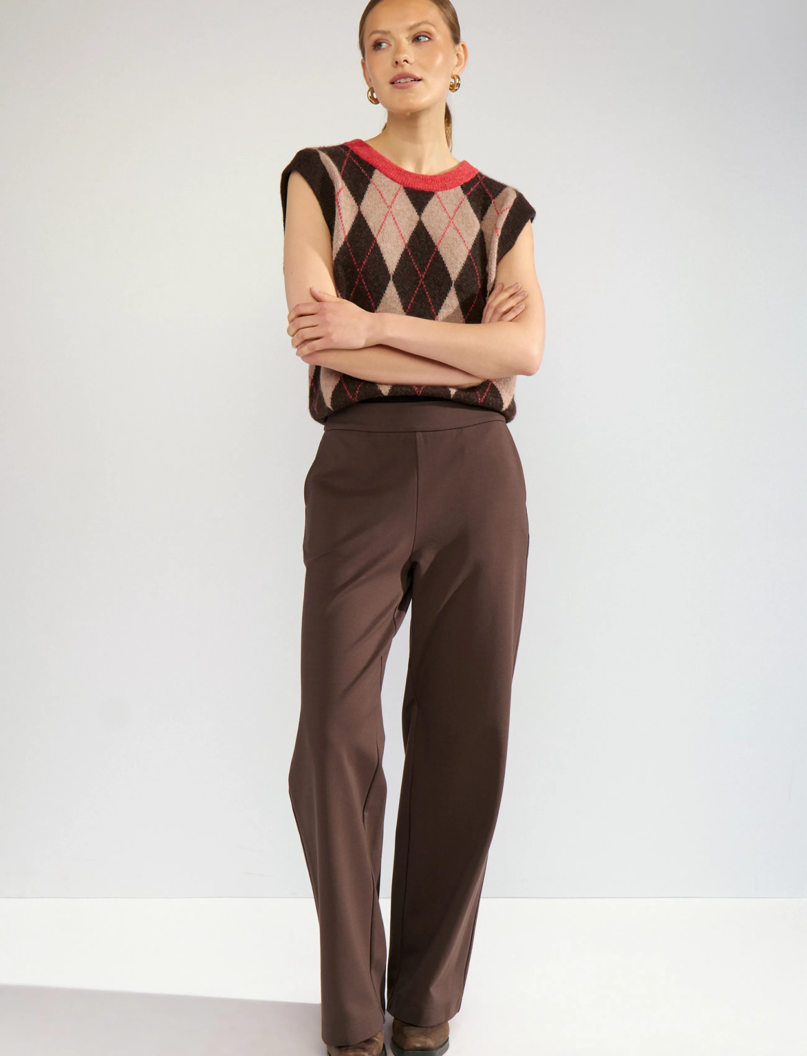 Nümph - NUTIKLA VEST - kootud vestid - goji berry - 3