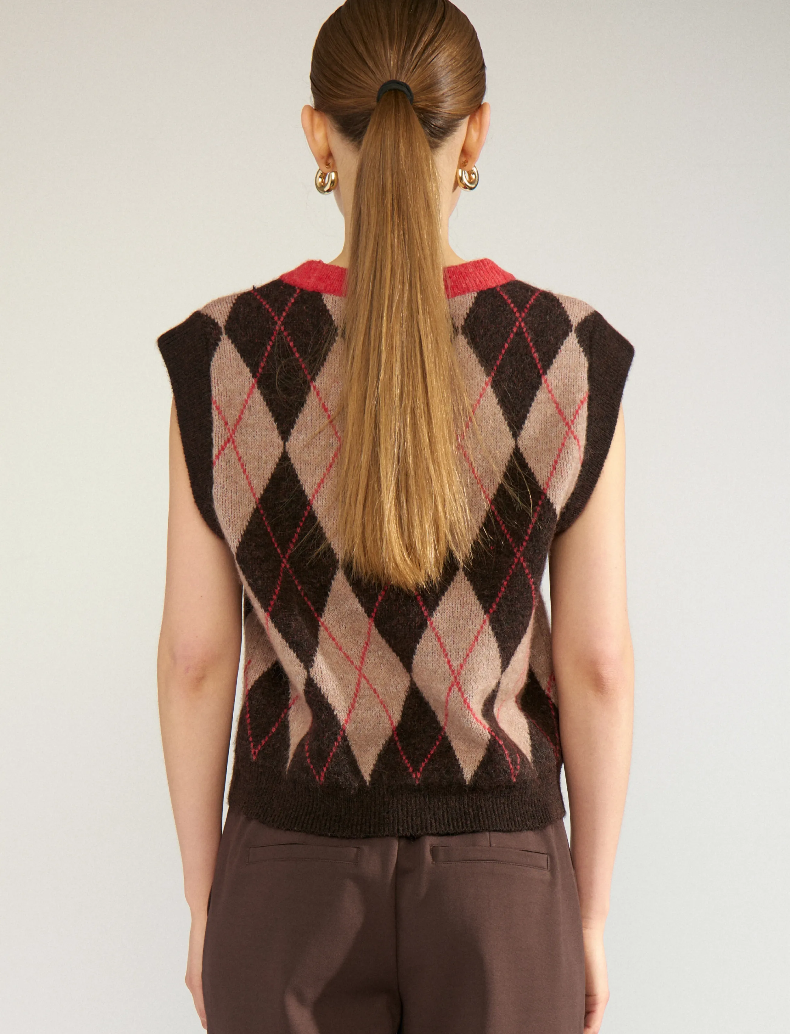 Nümph - NUTIKLA VEST - kootud vestid - goji berry - 4