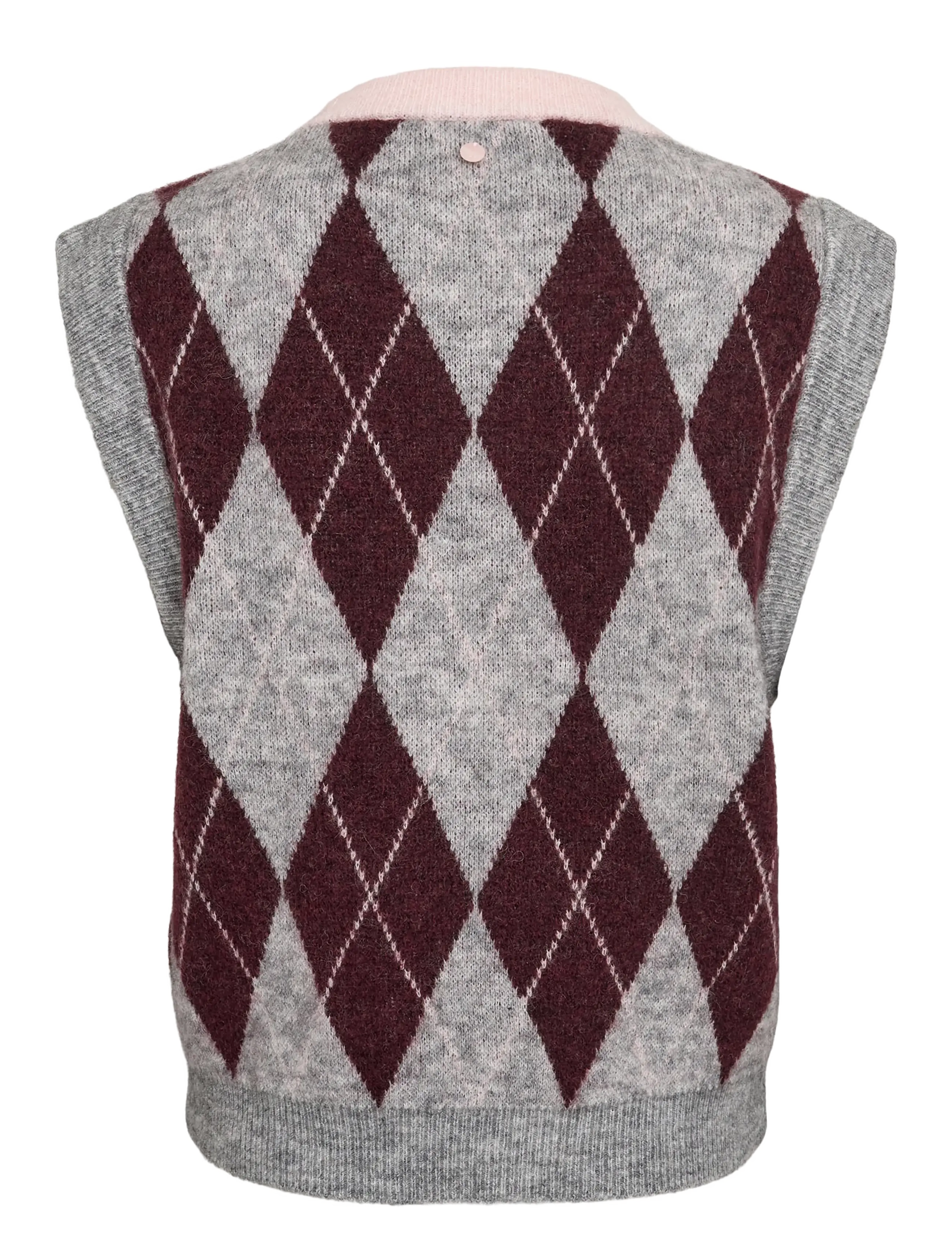 Nümph - NUTIKLA VEST - kootud vestid - medium grey mel - 2