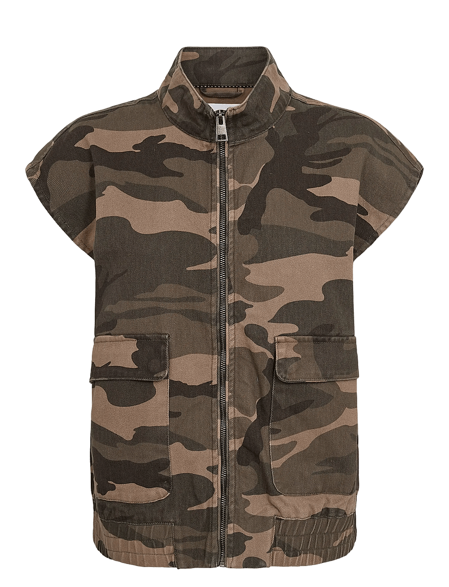 Nümph - NUCAMERON VEST - denim-westen - forest night - 1