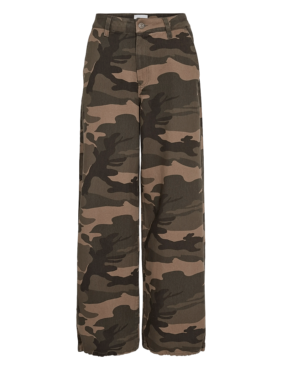 Nümph - NUCAMERON MR BAGGY JEANS - laia säärega teksad - forest night - 1