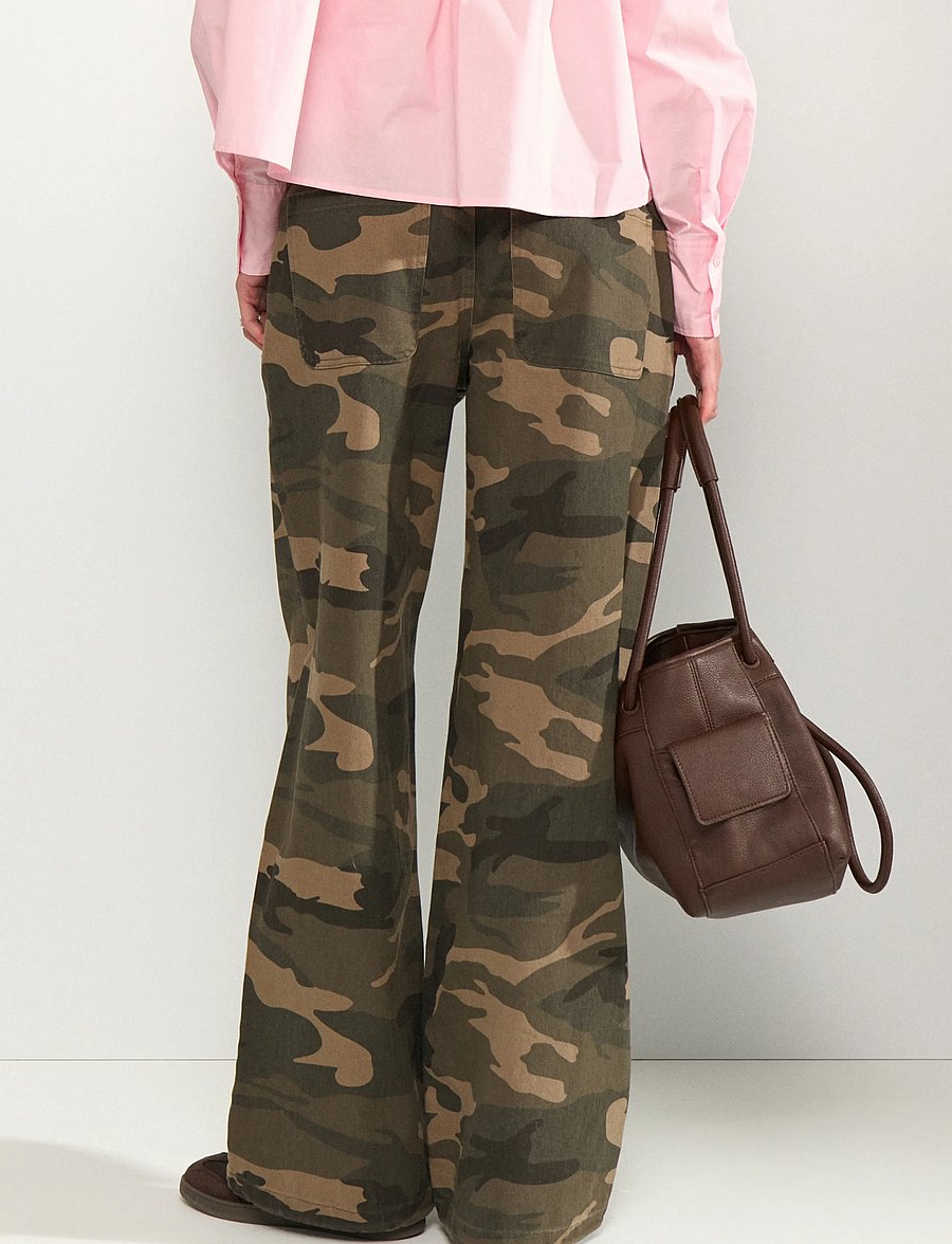 Nümph - NUCAMERON MR BAGGY JEANS - laia säärega teksad - forest night - 3