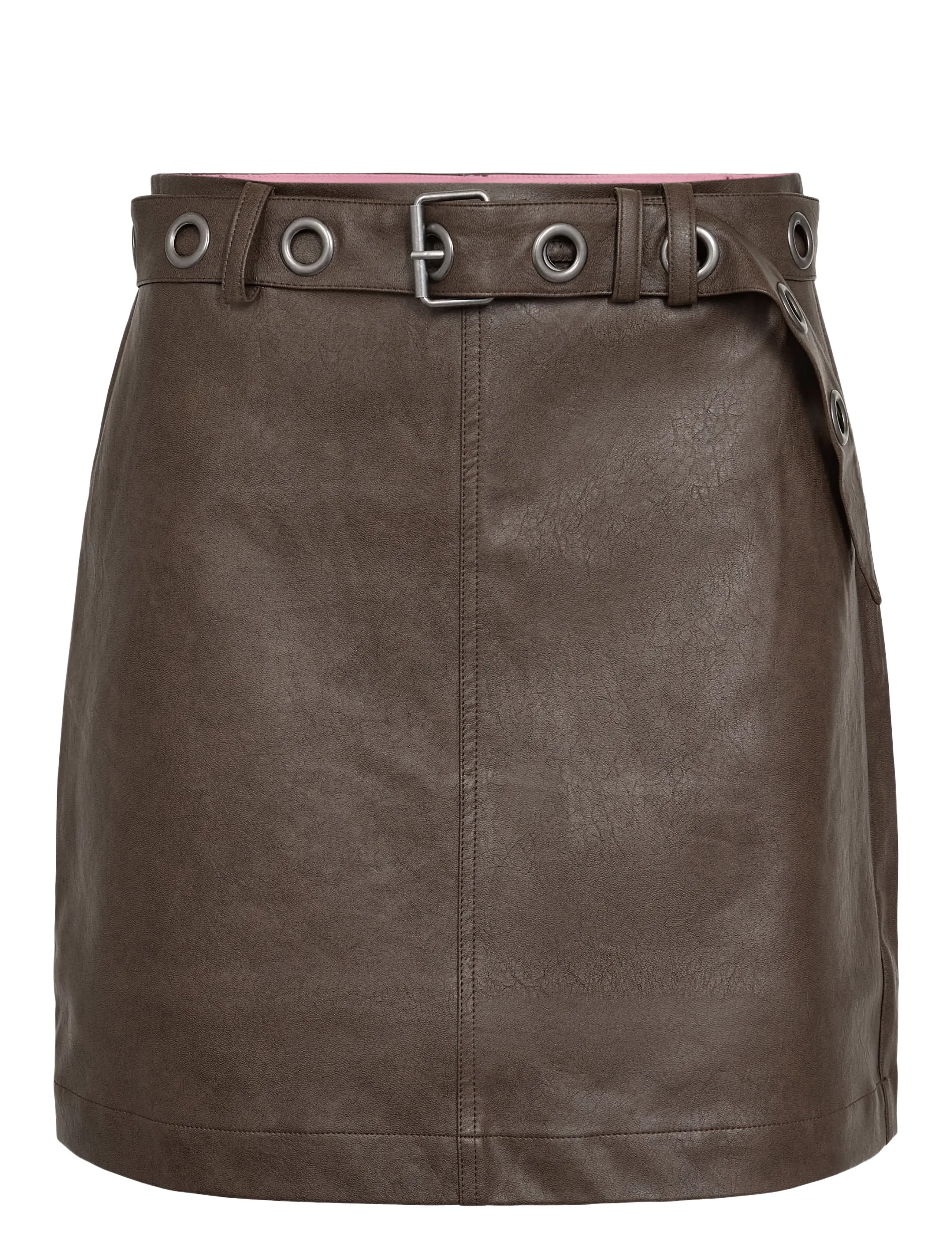 Nümph NUDORITH PU SKIRT - Riided - BLACK COFFEE / brown