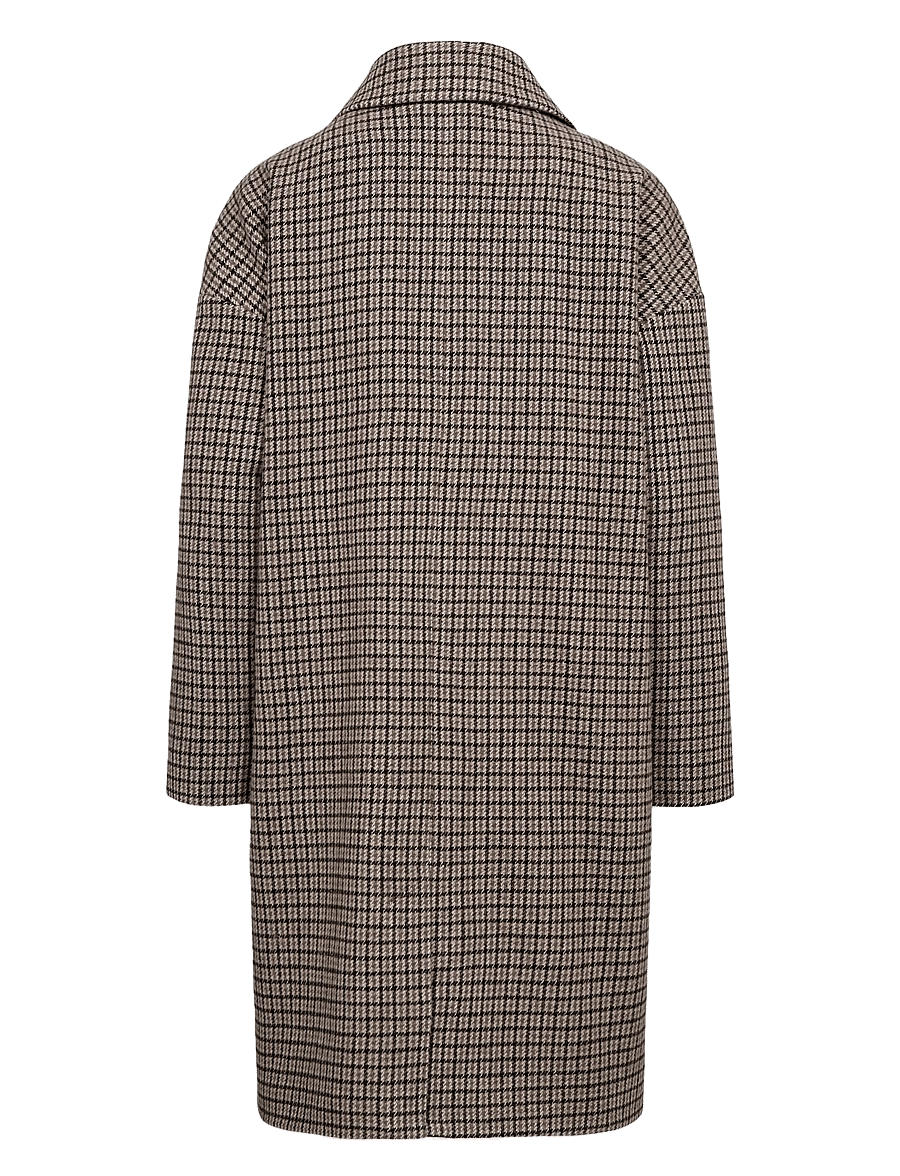 Nümph - NUELANA EMBROIDERY COAT - kerged mantlid - black coffee - 2