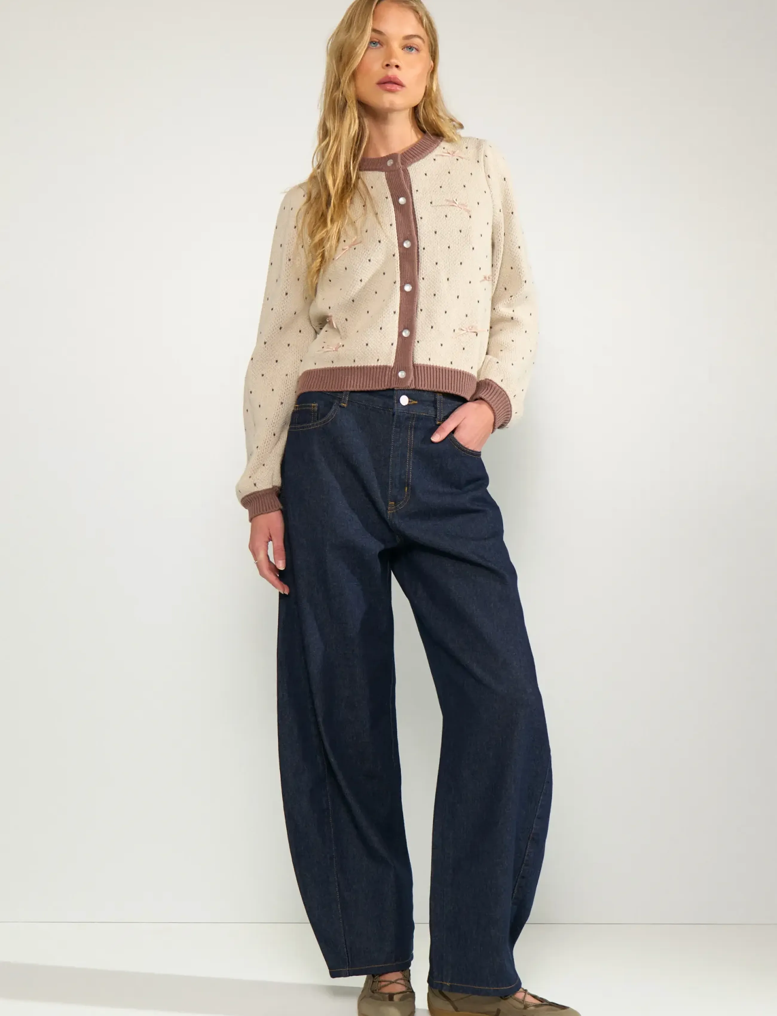 NÜMPH Nuamsterdam Hr Barrel Jeans P3012 dam – bild 3