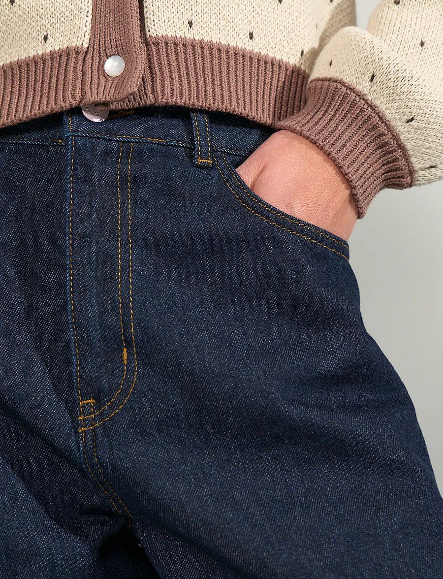 Nümph - NUAMSTERDAM HR BARREL JEANS P3012 - barrel-teksad - dark blue denim - 5