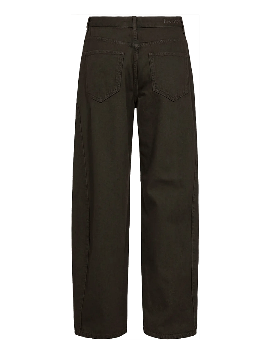 Nümph - NUAMSTERDAM HR BARREL JEANS - barrel-teksad - black coffee - 2