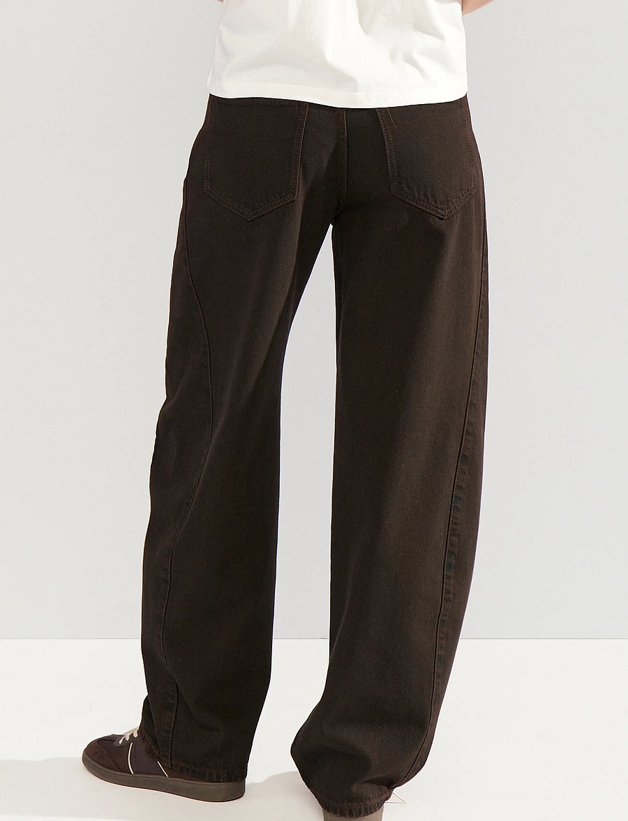 Nümph - NUAMSTERDAM HR BARREL JEANS - barrel-teksad - black coffee - 4