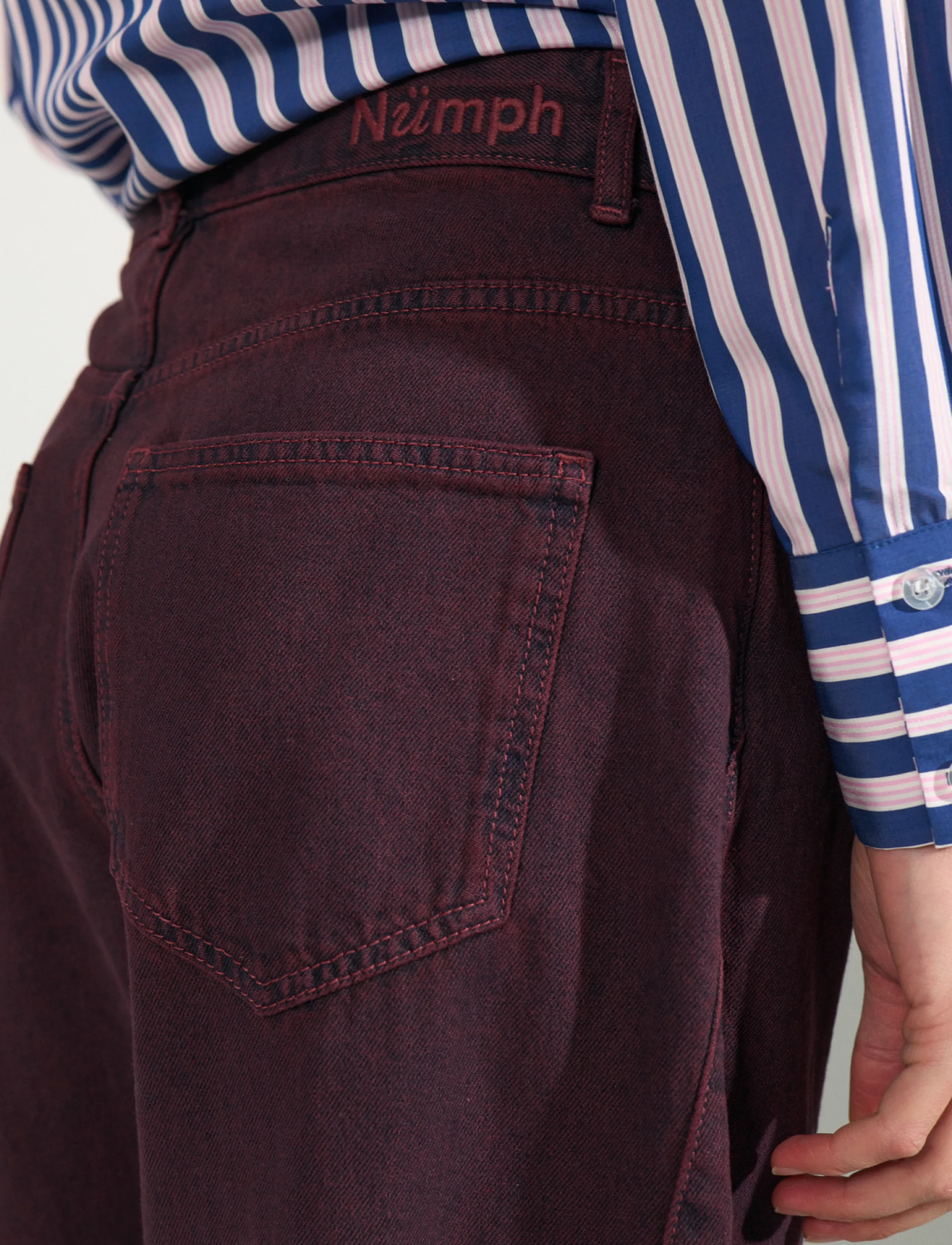 NÜMPH Nuamsterdam Hr Barrel Jeans dam – bild 5