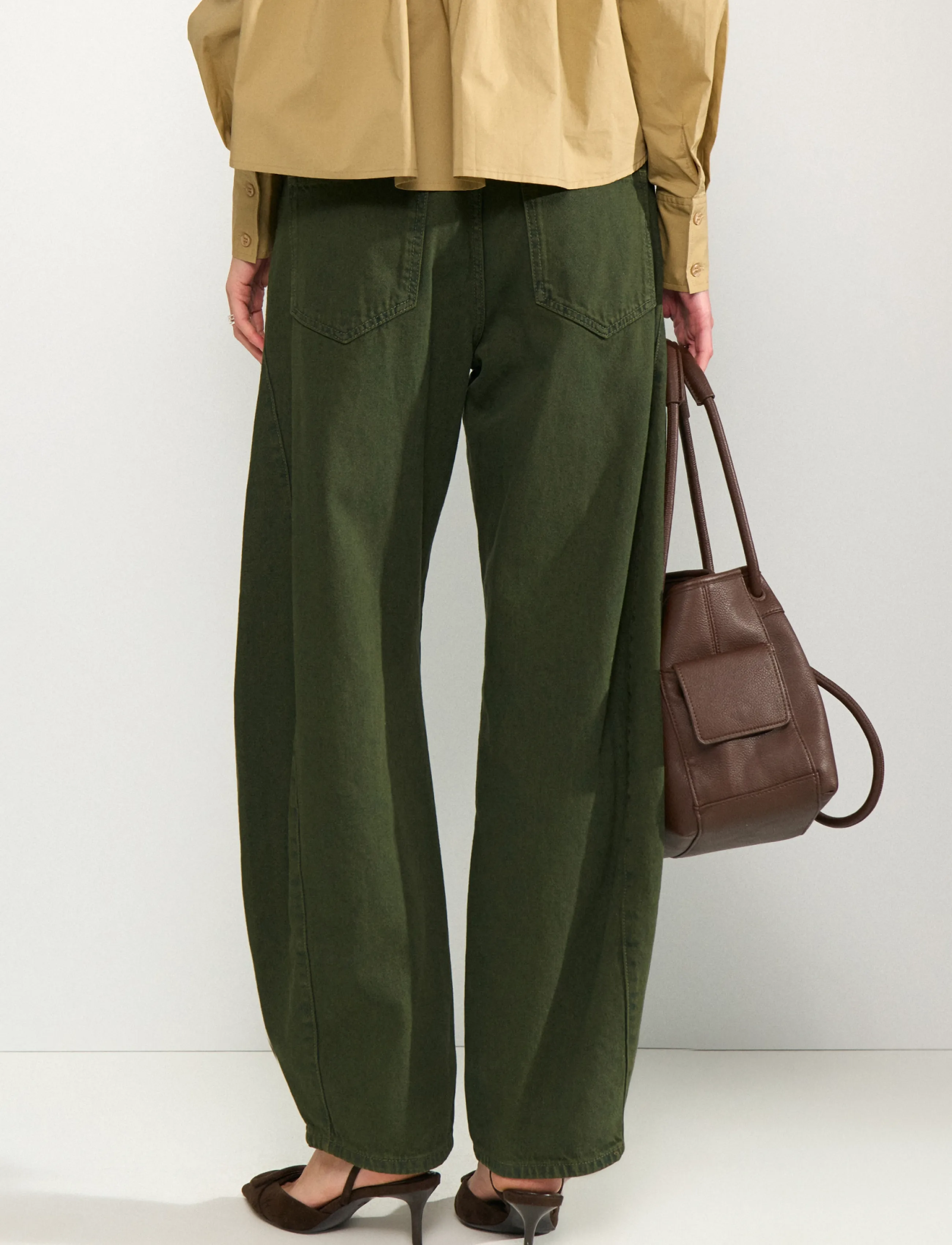 Nümph - NUAMSTERDAM HR BARREL JEANS - barrel jeans - forest night - 3