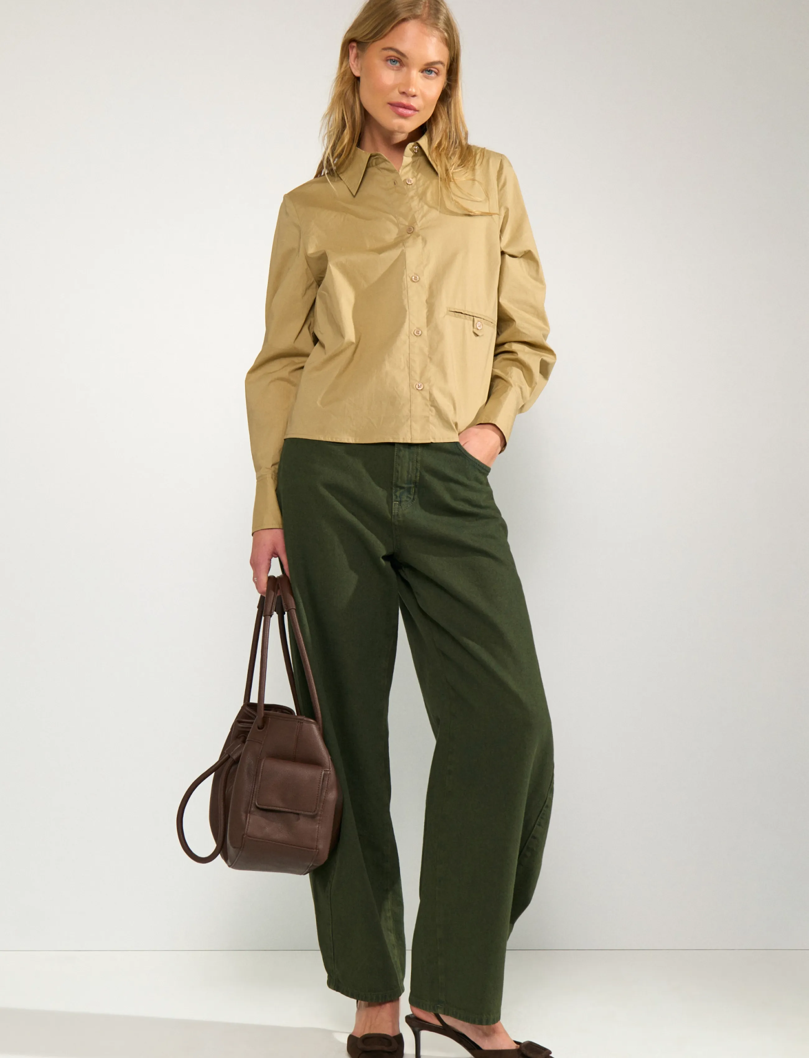 Nümph - NUAMSTERDAM HR BARREL JEANS - barrel jeans - forest night - 4