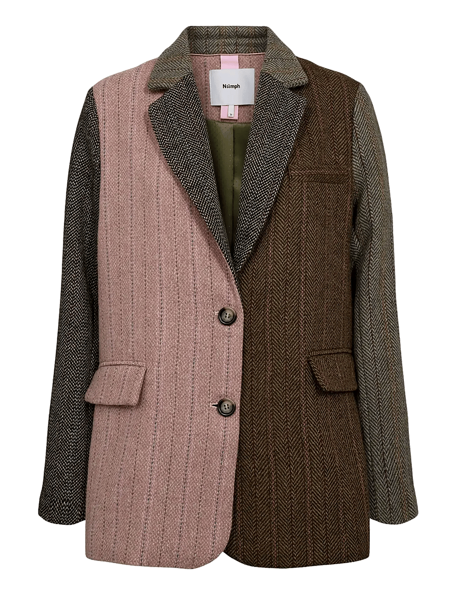 Nümph - NUAVEY HERRINGBONE BLAZER - Üherealised pintsakud - polignac - 1