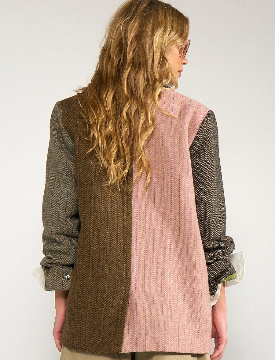 Nümph - NUAVEY HERRINGBONE BLAZER - Üherealised pintsakud - polignac - 3