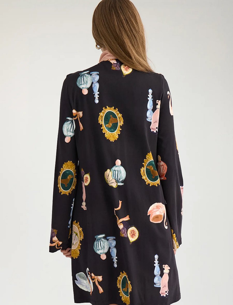 Nümph - NUOFELIA SHORT DRESS - t-shirt dresses - caviar - 4