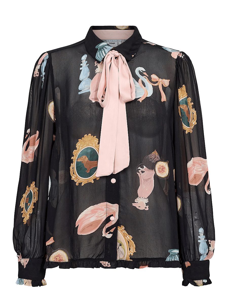 Nümph - NUOPHELIA LS SHIRT - langærmede bluser - caviar - 1