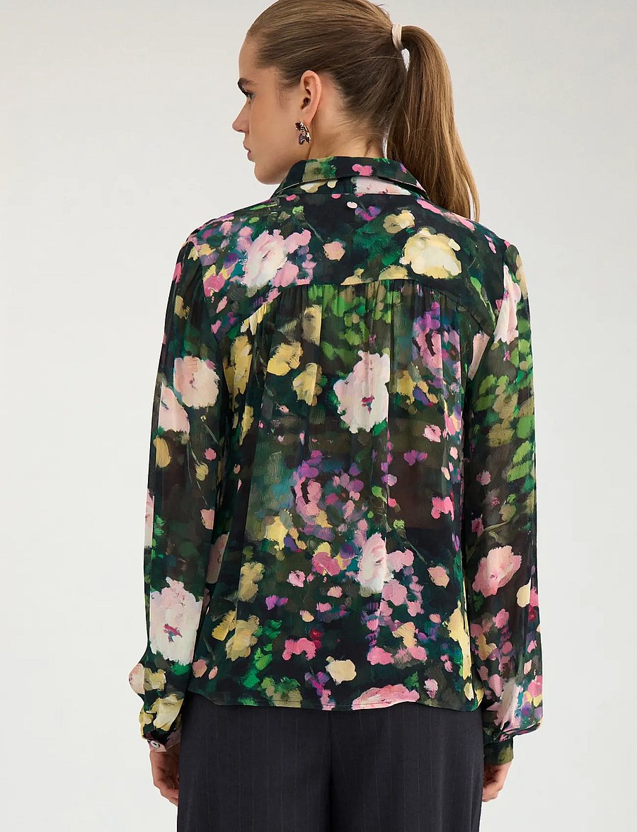 Nümph - NUARVI SHIRT - langärmelige blusen - botanical garden - 3