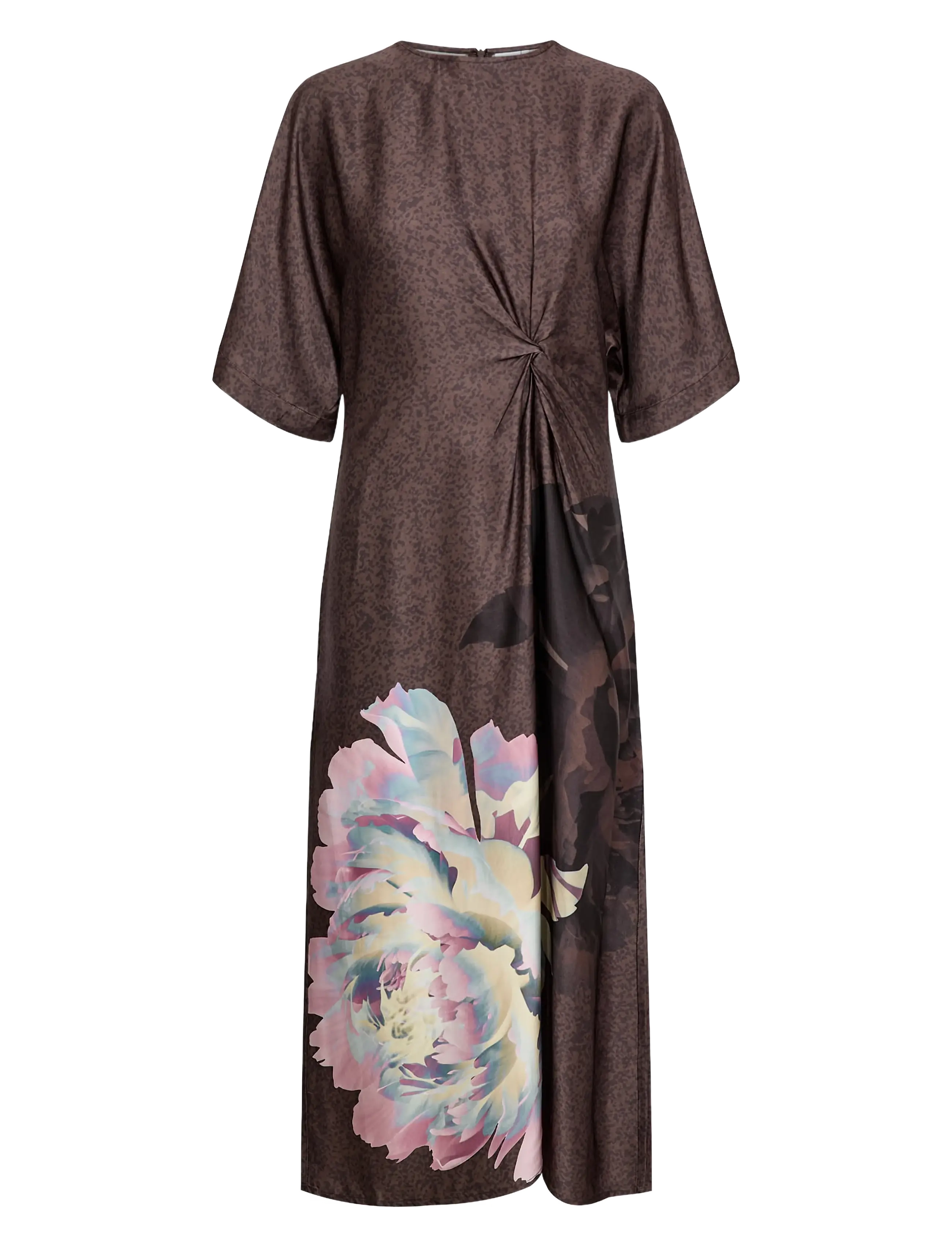 Nümph - NUCRISA DRESS - suvekleidid - black coffee - 1