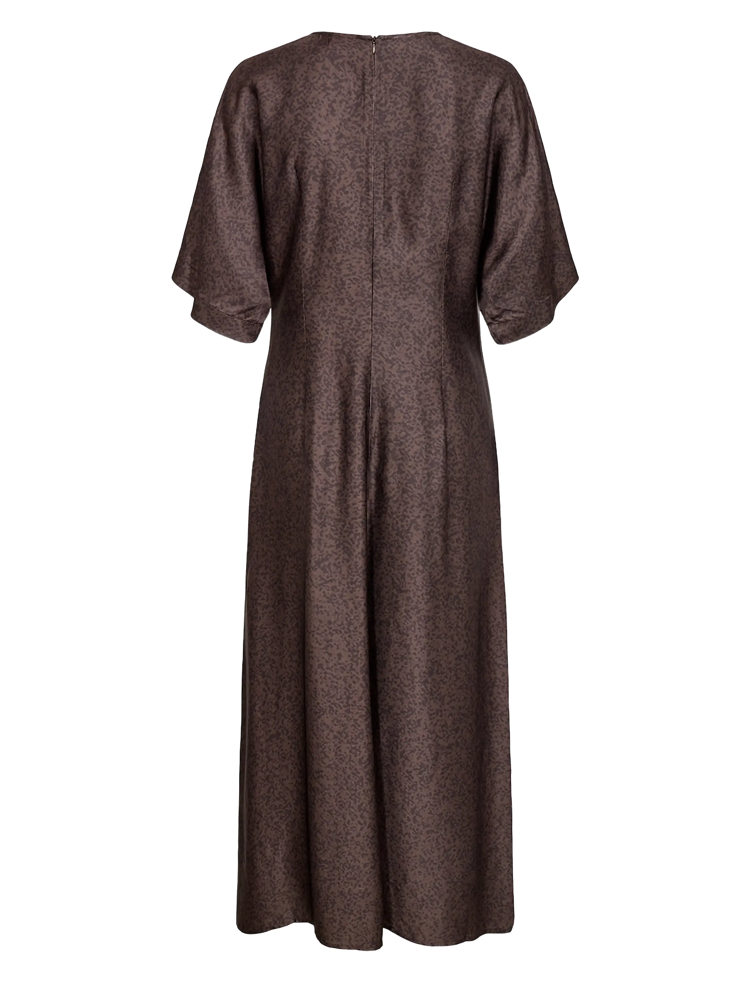 Nümph - NUCRISA DRESS - suvekleidid - black coffee - 2