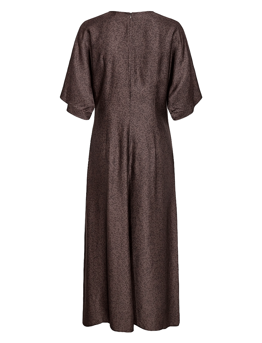 Nümph - NUCRISA DRESS - suvekleidid - black coffee - 2