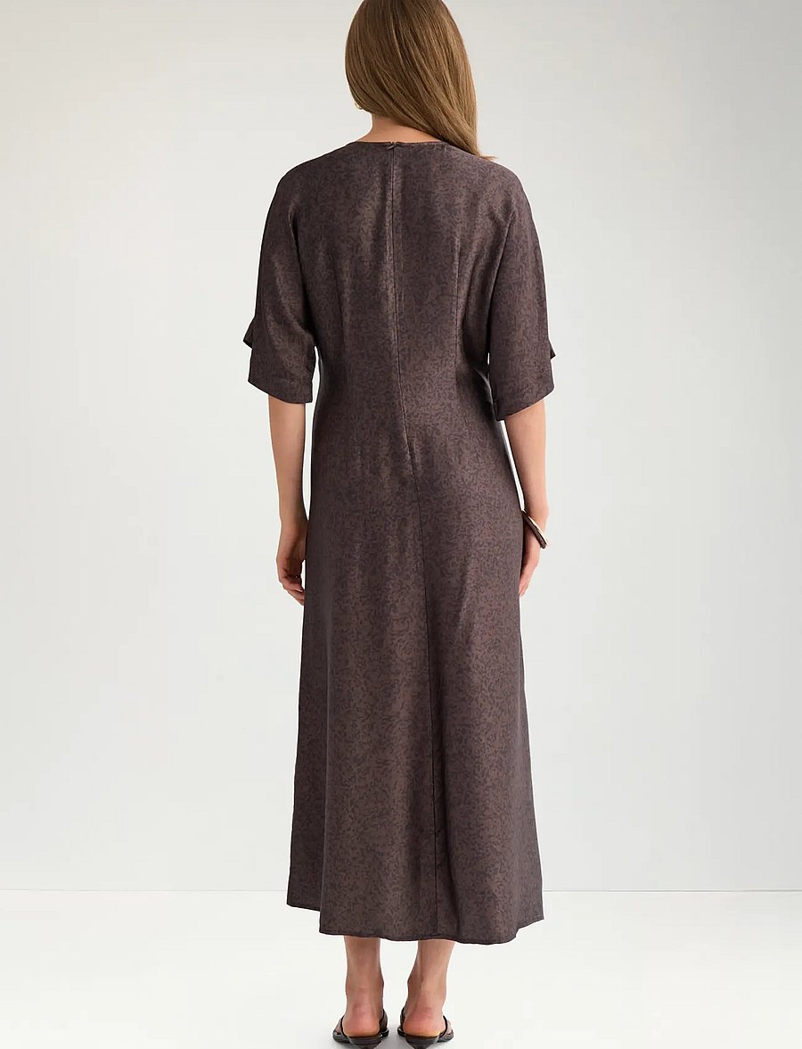 Nümph - NUCRISA DRESS - suvekleidid - black coffee - 4
