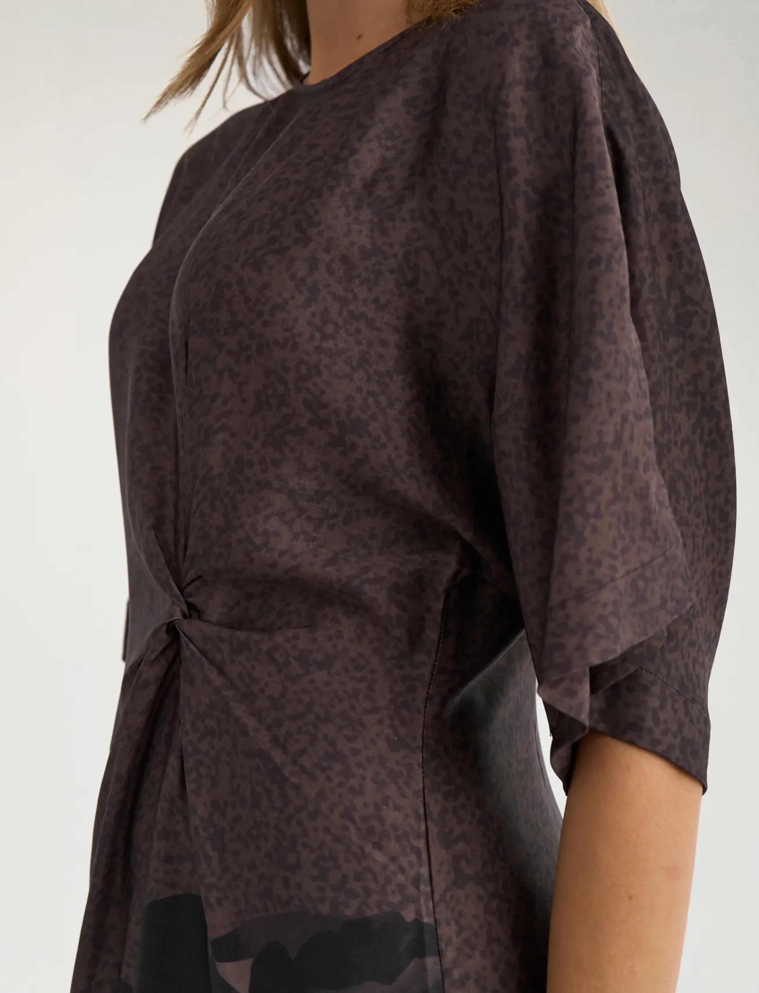 Nümph - NUCRISA DRESS - suvekleidid - black coffee - 5