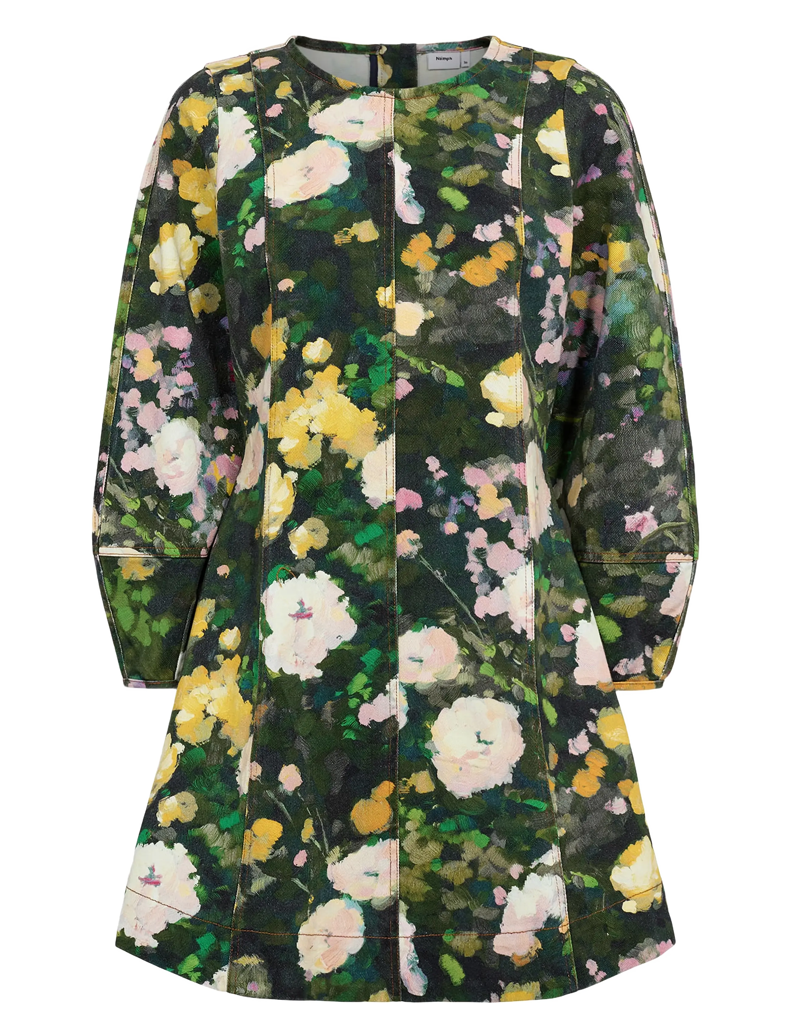 Nümph - NULISSA LS DRESS - summer dresses - botanical garden - 1