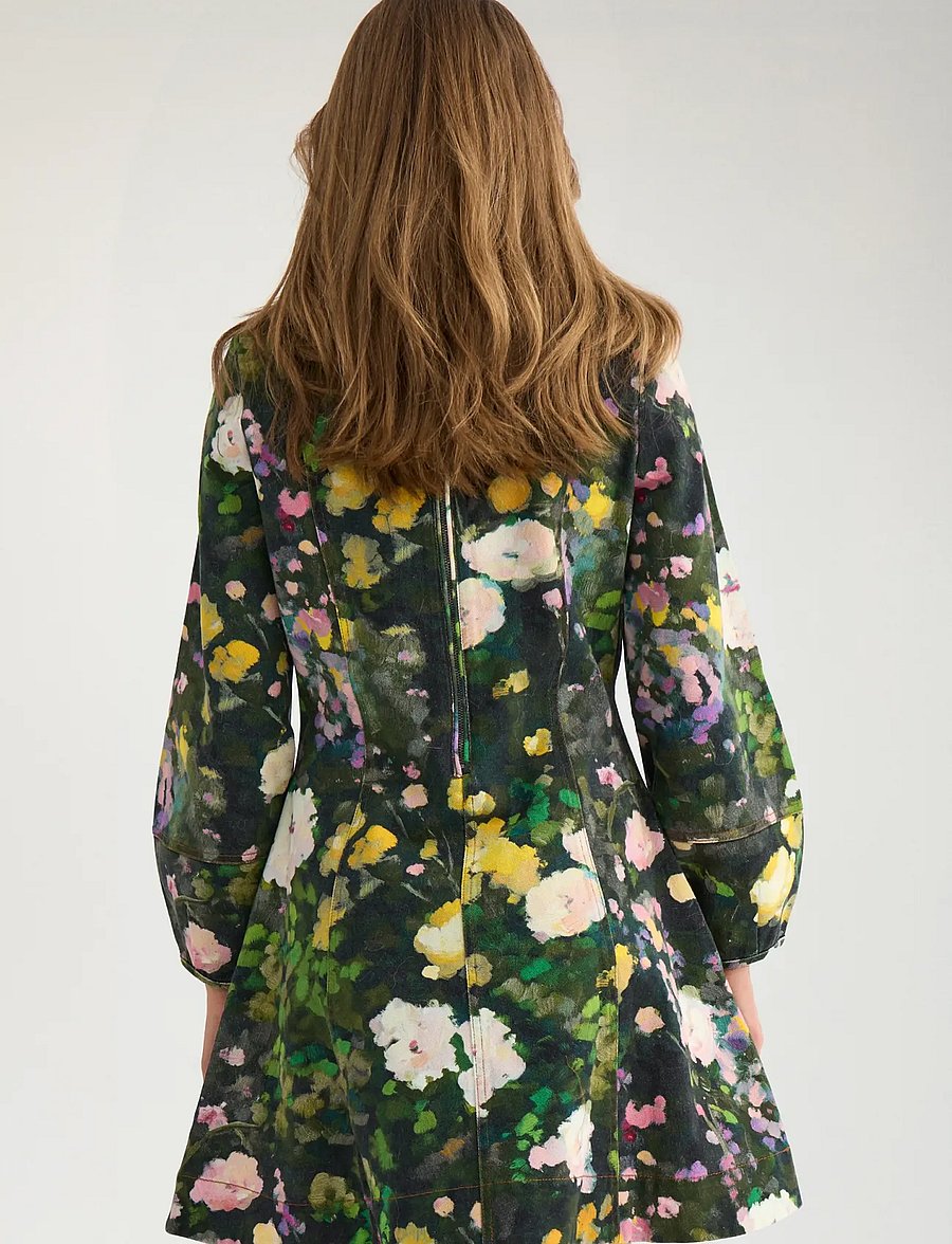 Nümph - NULISSA LS DRESS - sommerkleider - botanical garden - 4