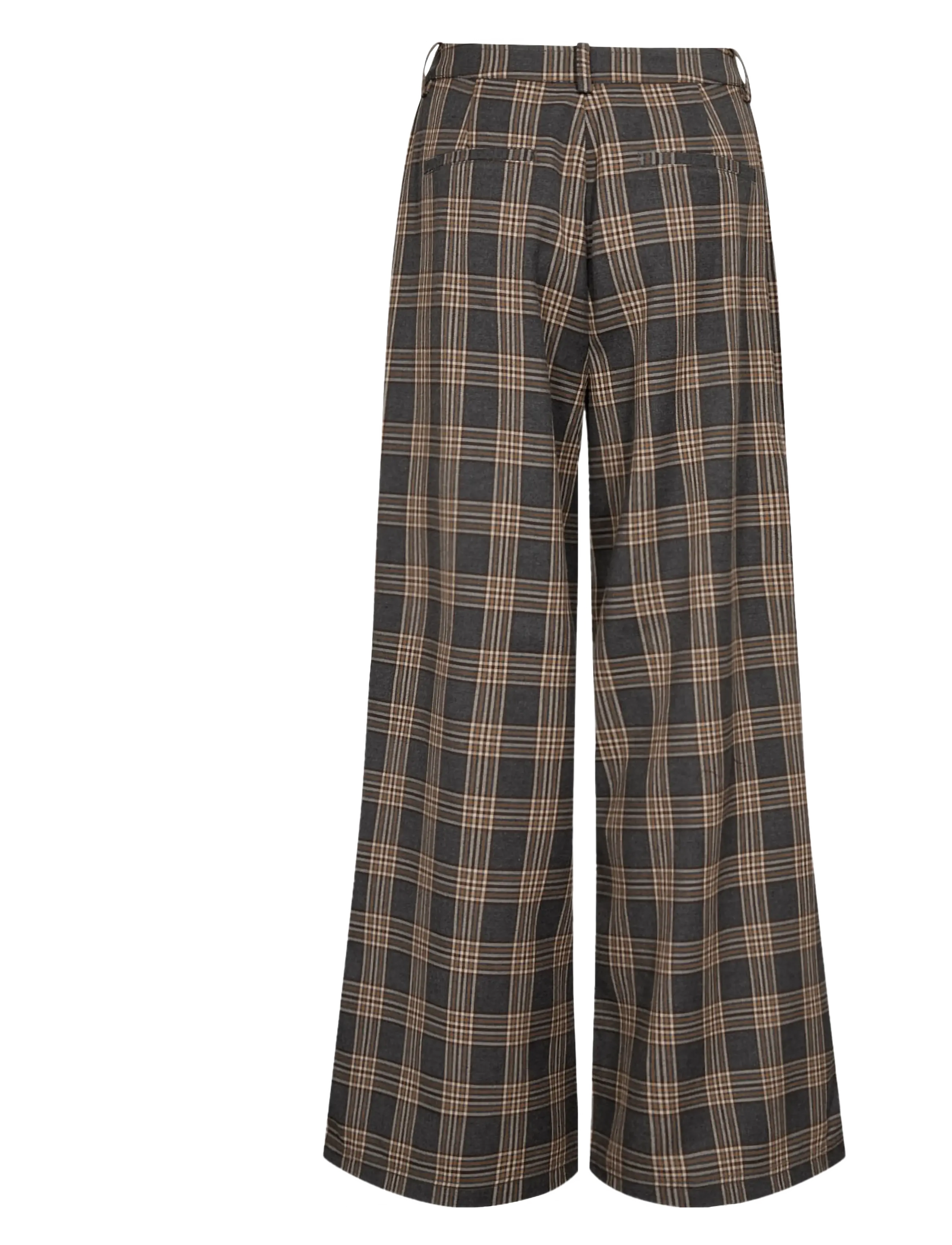 Nümph - NUKAMALA PANTS - hose mit geradem bein - dark grey melange - 2