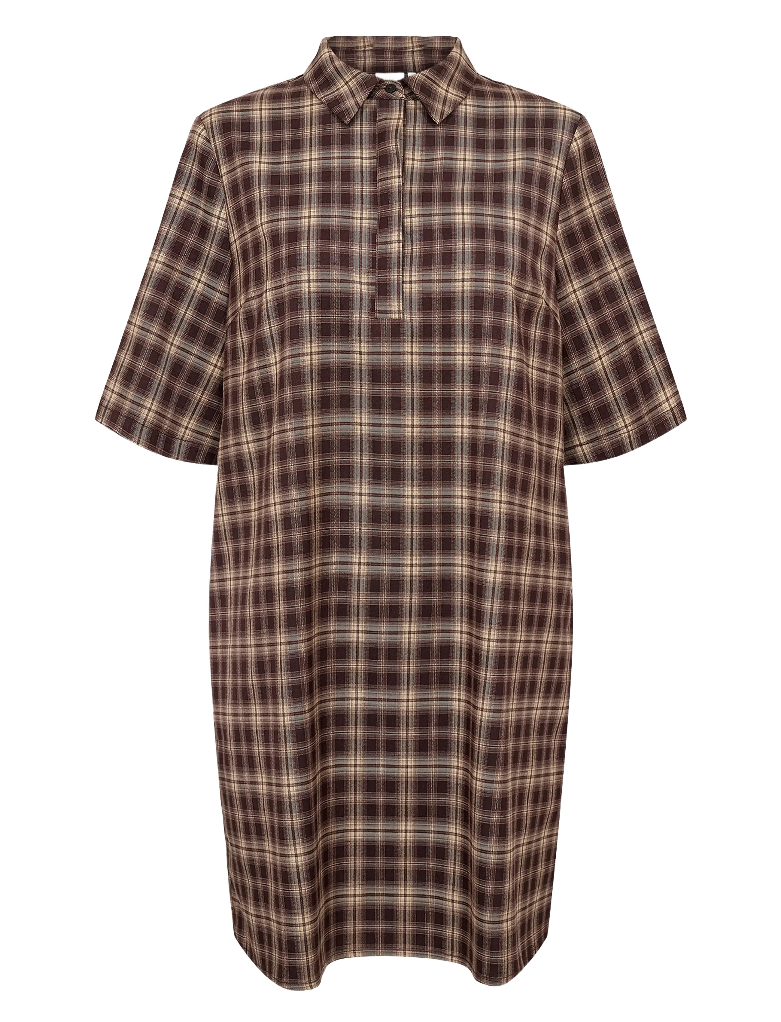 Nümph - NUMARLIE DRESS - shirt dresses - black coffee - 1