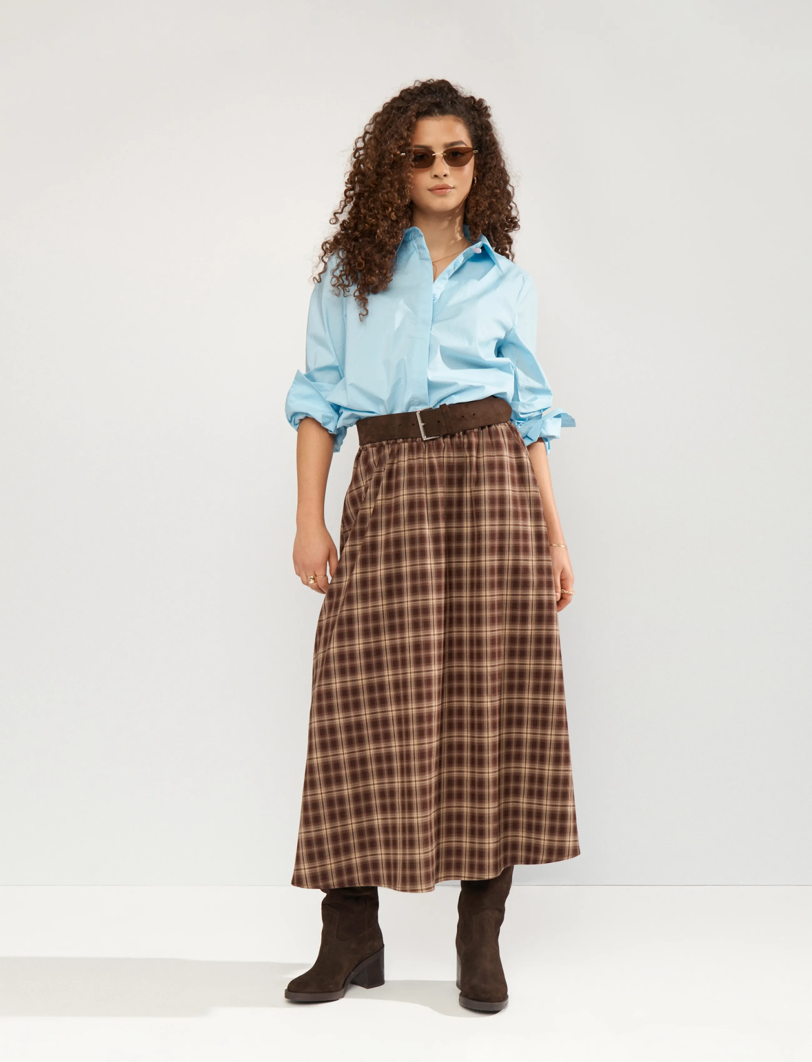 Nümph - NUMARLIE SKIRT - black coffee - 4