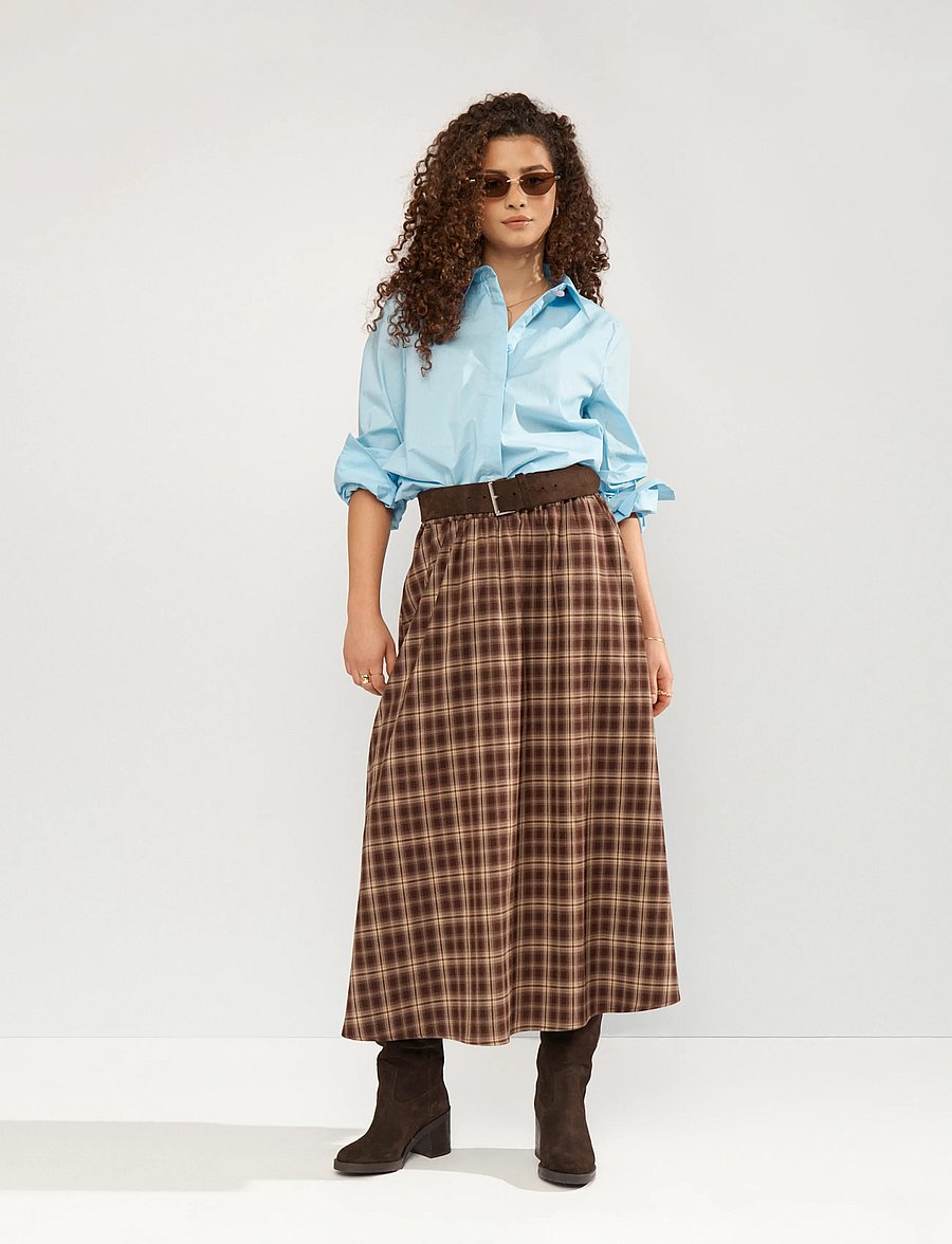 Nümph - NUMARLIE SKIRT - maxi röcke - black coffee - 4