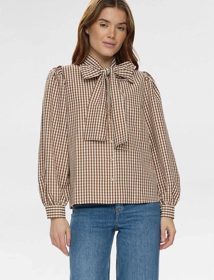 Nümph - NULUCIA BOW SHIRT - pikkade varrukatega särgid - dachshund - 0