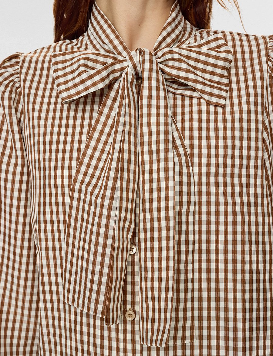 Nümph - NULUCIA BOW SHIRT - pikkade varrukatega särgid - dachshund - 5